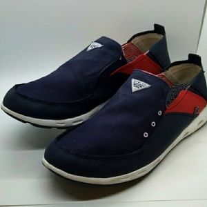 Men's Columbia Bahama vent PFG  slip-on boat shoes, sz US 12
